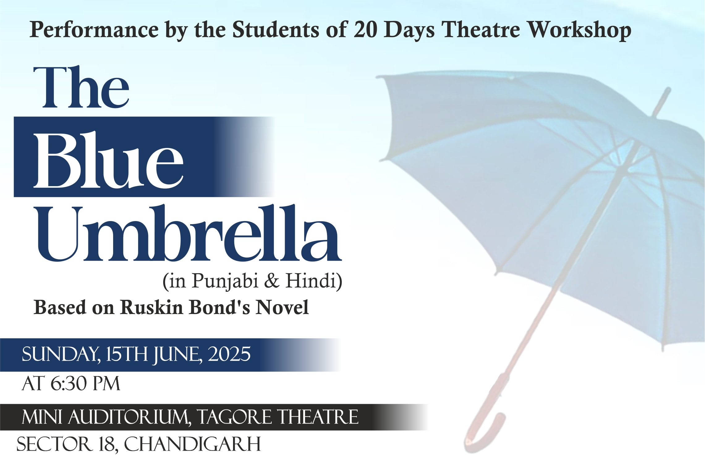 The Blue Umbrella – Theatre