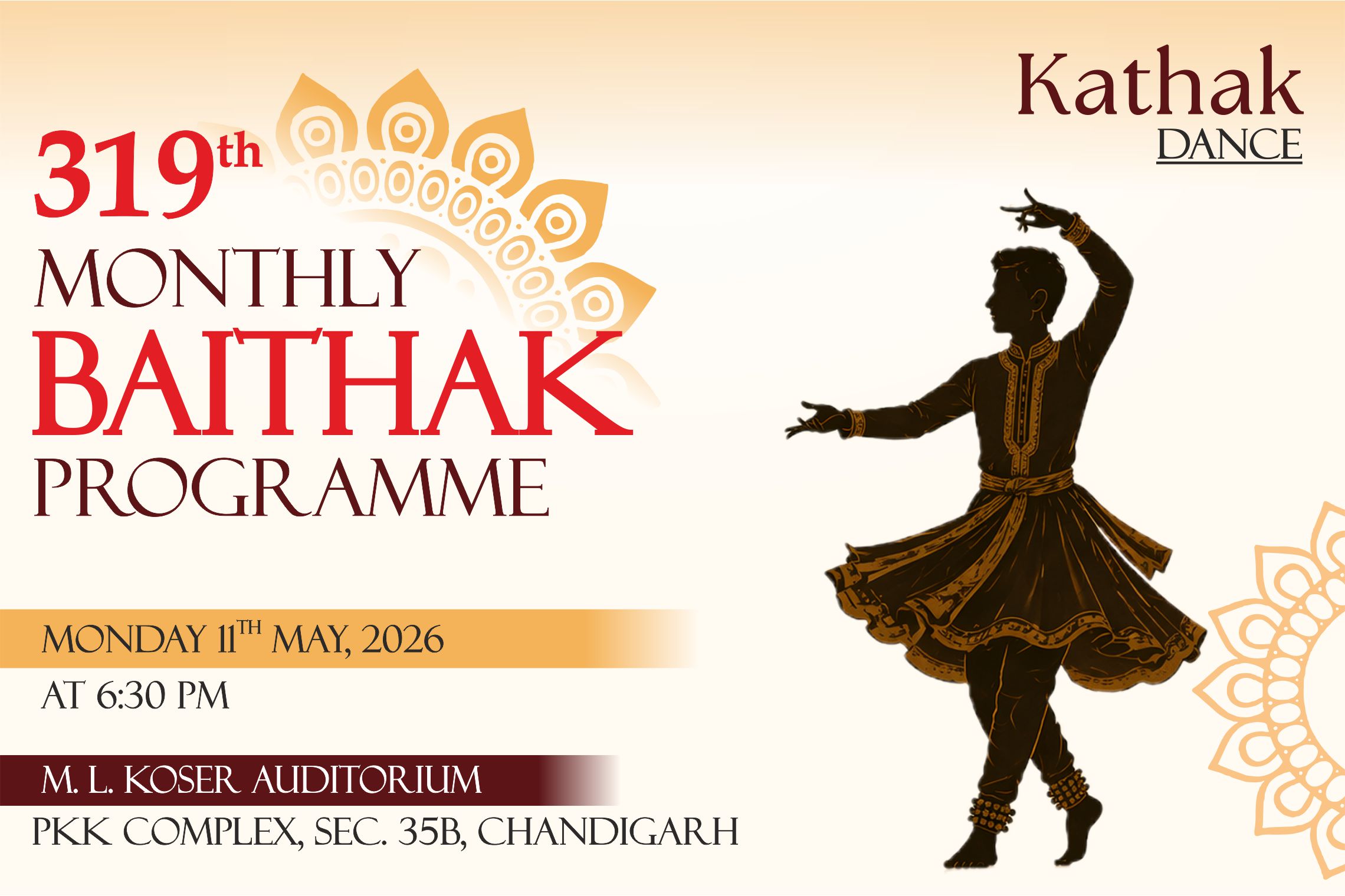 319th Monthly Baithak Programme