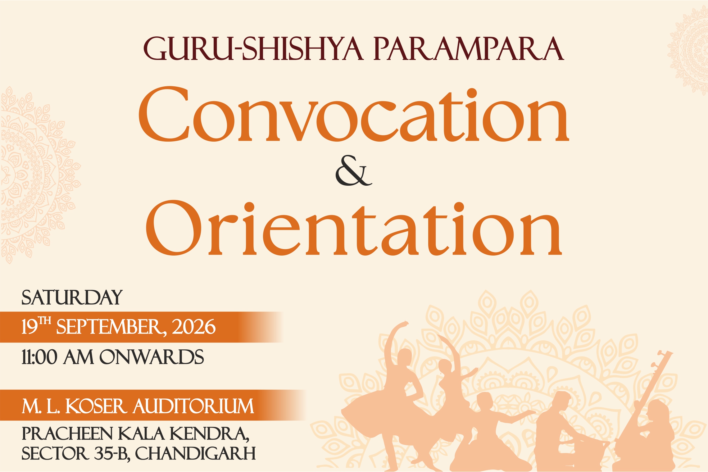 Convocation & Orientation Ceremony of ICCR Scholars at Pracheen Kala Kendra